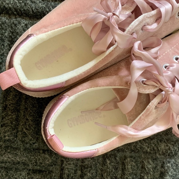 HP🎉🎉 Gymboree Soft Pink Sneaker w/ Satin L… - Picture 15 of 15